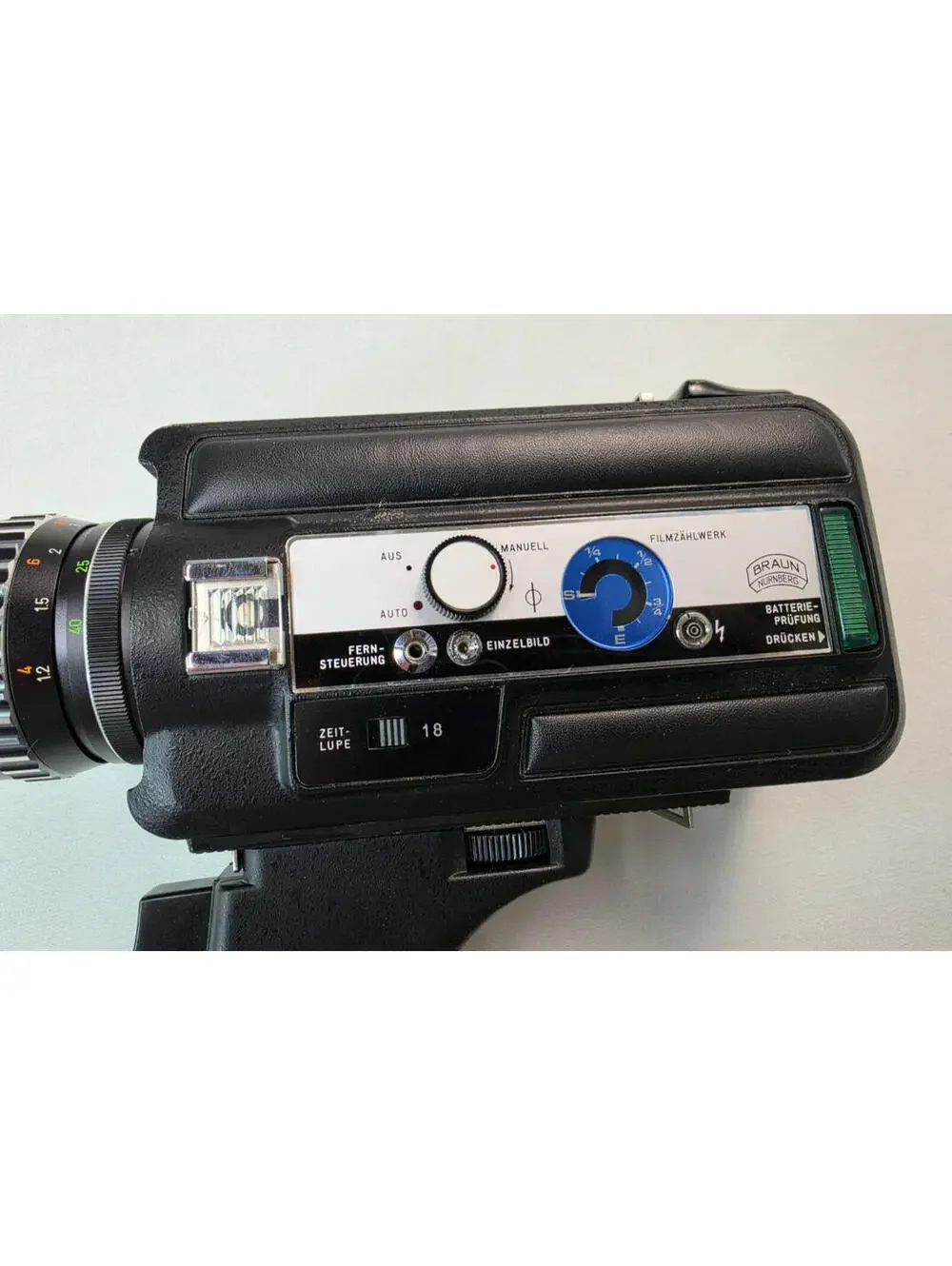 Braun Super 8 Compact 500 Vintage 1970s German Film Movie Camera